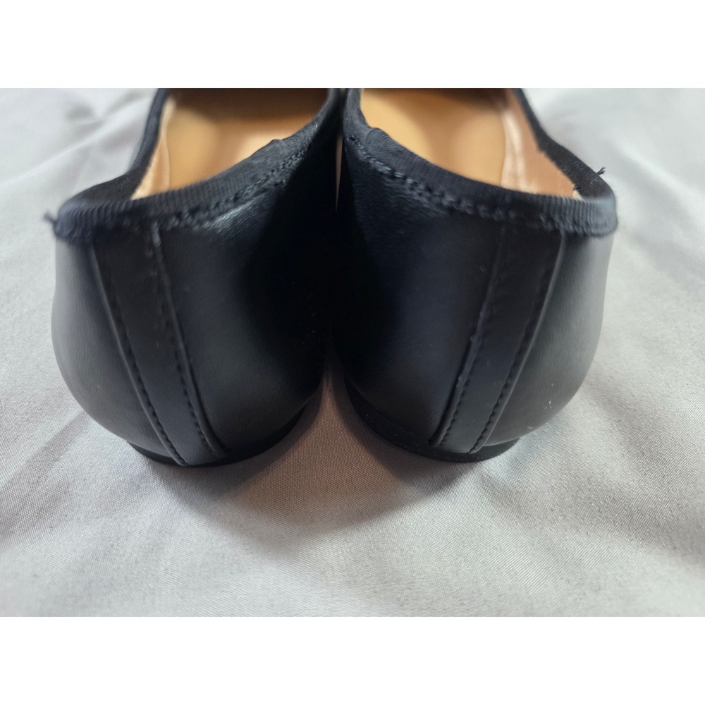 Ted Baker Ballet Flats Women Size 9 Black Leather Bow Detail 1967199 NEW - Picture 4 of 9